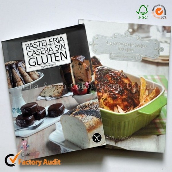 Custom Printed Coloring Cooking Book